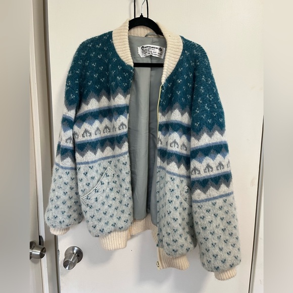 Nordurknit Other - Vintage wool bomber
